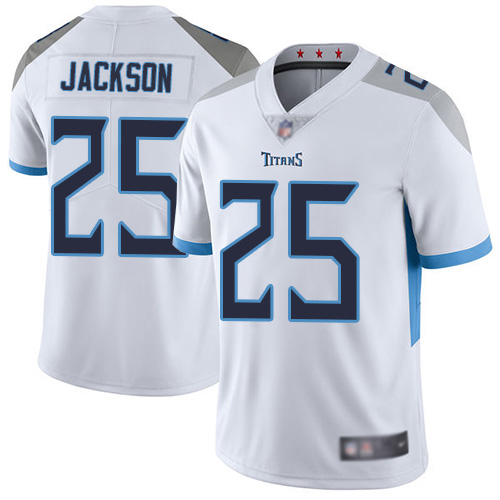 Tennessee Titans Limited White Men Adoree  Jackson Road Jersey NFL Football #25 Vapor Untouchable->women nfl jersey->Women Jersey